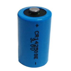 CR14250SE Lithium Battery Li-MnO2 Battery with Low Self Discharge Rate ≤1%, Stainless Steel Construction, and Wide Operating Temperature -30°C to +80°C