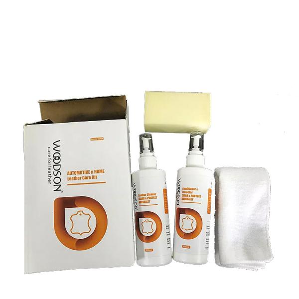 o plutônio 250ml anti-bacteriano cobre o cuidado Kit Cream Conditioner para a mobília da bolsa
