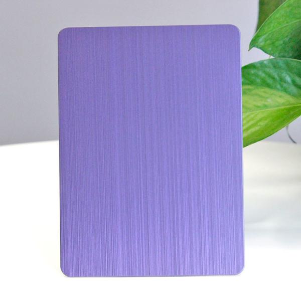Cold Rolled 4X8 Stainless Steel Sheet 304 316 HL Brushed Finish Decorative Stainless Steel Plate