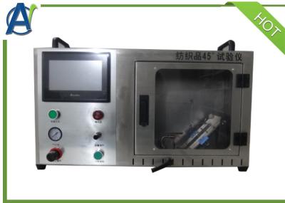 Equipamento de testes da inflamabilidade das máscaras cirúrgicas de ASTM F2100 sob uma combustão de 45 °