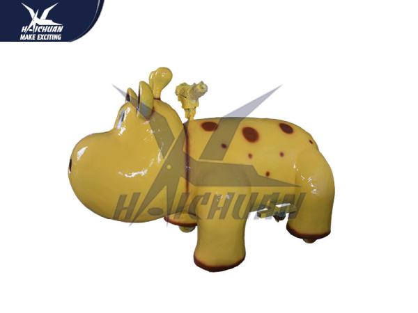 Kiddie Rides Animatronic Motorized Cartoon Animal Scooters Playground Toy Car