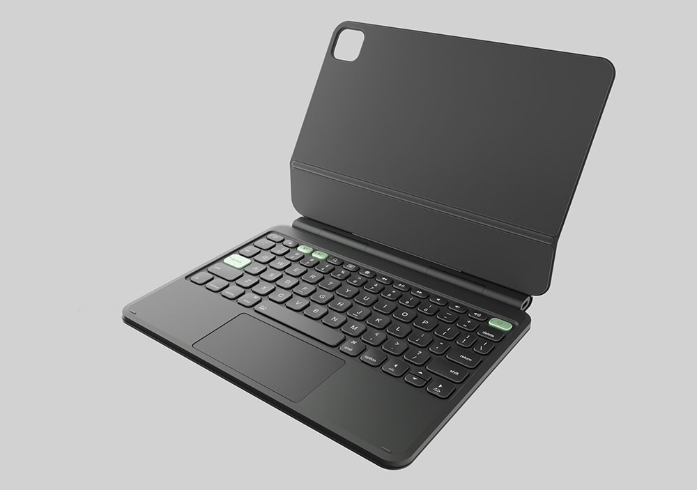 Laudtec Aluminum Magic Keyboard for Apple Magnetic Key Board Customize Language Layout for iPad Pro 11 13 Pouce M4 M5 Pbk350 Wholesale OEM/ODM/Private Label