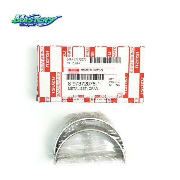 ELF 4HK1T 4HG1 4HF1 Componentes del motor Isuzu Conjunto de metal del cigüeñal estándar 8973720761