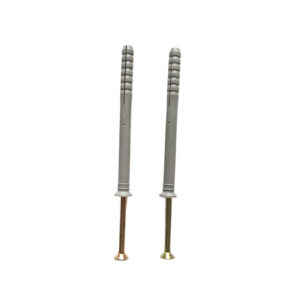 Galvanized Steel Wall Plug Plastic Expansion Anchor Shock Resisting