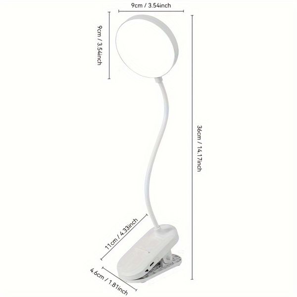 LED Plug Small Portable Light USB Intelligent 800mA Table Lamp Anti-glare Flexible Hose Learning Light for Bedroom