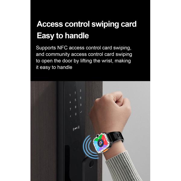 4G Smart Watch with 2.03inch Screen 800mAh Battery IP67 Waterproof