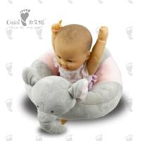 Chaise assise pour bébé en peluche Siège d'animal en peluche éléphant chaud 53cm