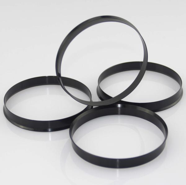 Super Thin Aliuminum CNC Custom Hub Centric Rings With Anodize Coatings OD73.0 ID65.1
