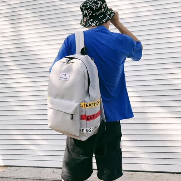 Schoolbag female Korean version of high school students backpacks large capacity backpacks male street photo trend