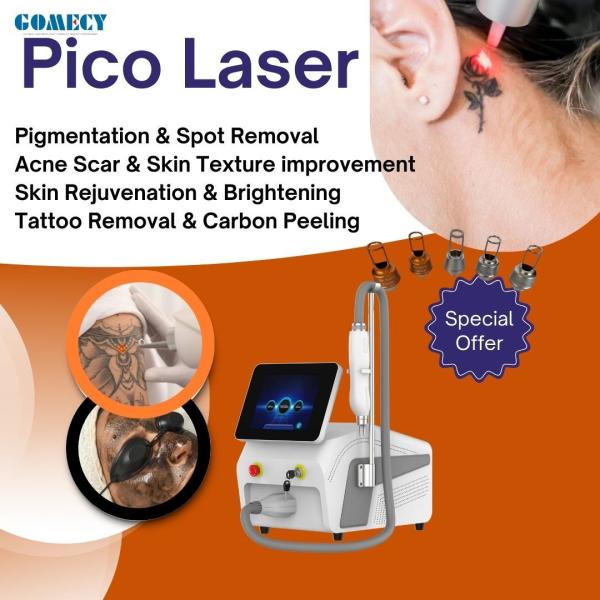 Picosecond Laser Tattoo Removal Q-Switched Laser Pico Laser Picosecond Device Pigment Removal Beauty Device