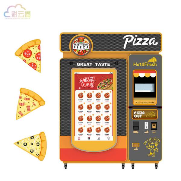 Révolutionnaire 55 pouces écran tactile distributeur de pizza idéal pour les amateurs de Pepperoni