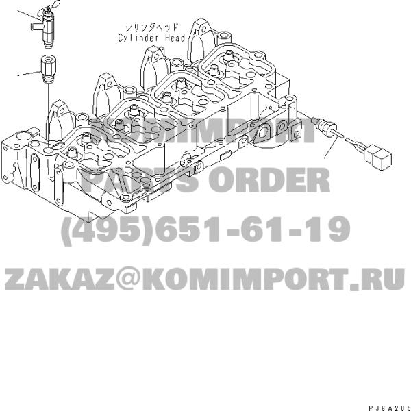 Water Temperature Sensor 7861-92-3380 For Excavator Electric Parts PC200-6