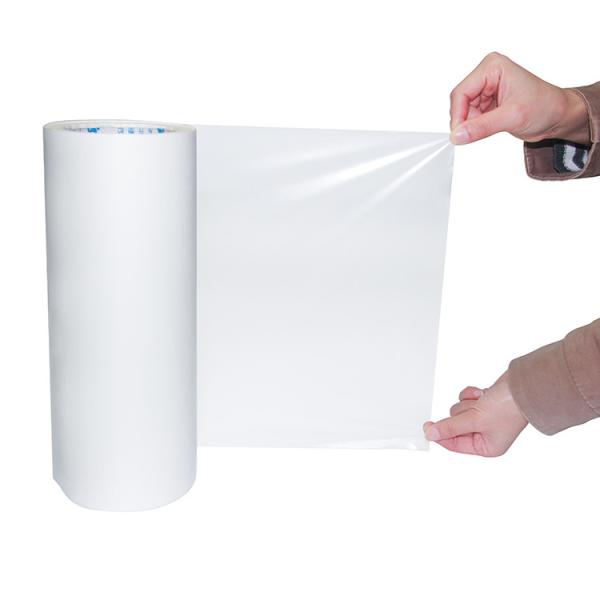 El doble echó a un lado Pes caliente del Pvc del uno mismo de las hojas del pegamento del derretimiento que laminaba para la tela de materia textil