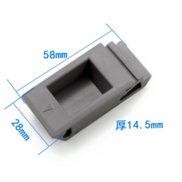 Black Hasp Lock Latch Metal Buckle With Lock