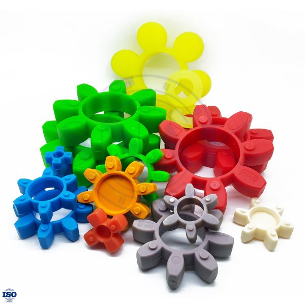 Taiwan Pro One 140H Single PVC Pump Couplings Glue Rubber Spider Flexible Rubber Coupling for Excavator Hydraulic Style