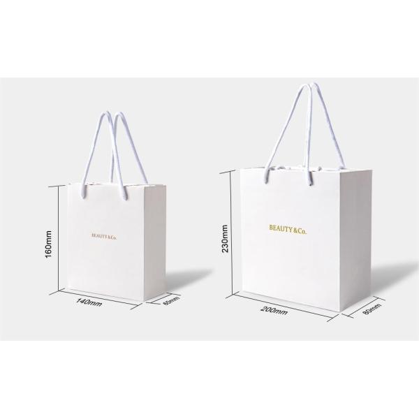 Cardboard Custom Reusable Packaging Shopping Bag with Your Own Logo and Gravure Printing