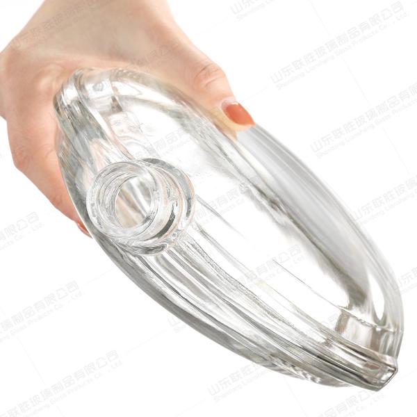 Decanter de vidro transparente Xo garrafa de uísque de conhaque para embalagens de bebidas 750 ml 800 ml