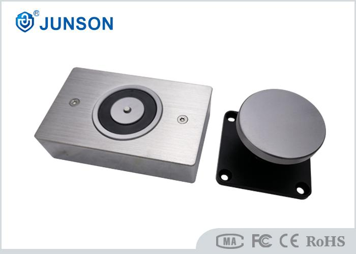 304 Stainless Steel Electromagnetic Door Holder with Manual Release Button for 12V/24V DC Operation