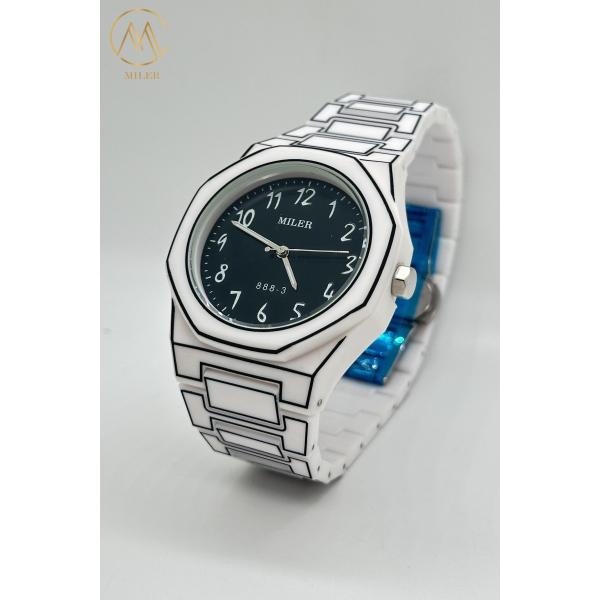 Fábrica mayorista de relojes de caja de resina de caucho resistente al agua movimiento de cuarzo