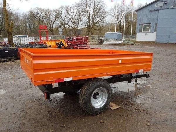 3T2W 2wheel Dump Trailer 3000kgs; Farm Transport Tipping Trailer; Hydraulic Dump Trailer