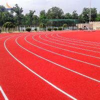 Competition Full Pour System Athletic Running Tracks Made Of Cement Concrete Or Bituminous Concrete