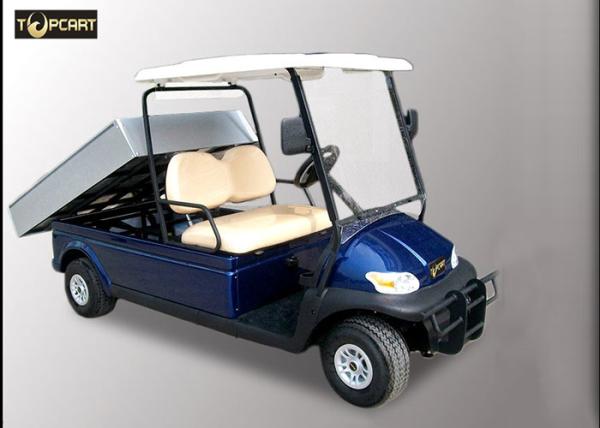 White Color Small Electric Utility Vehicles Car With 3.7kw KDS Motor , Cargo Box