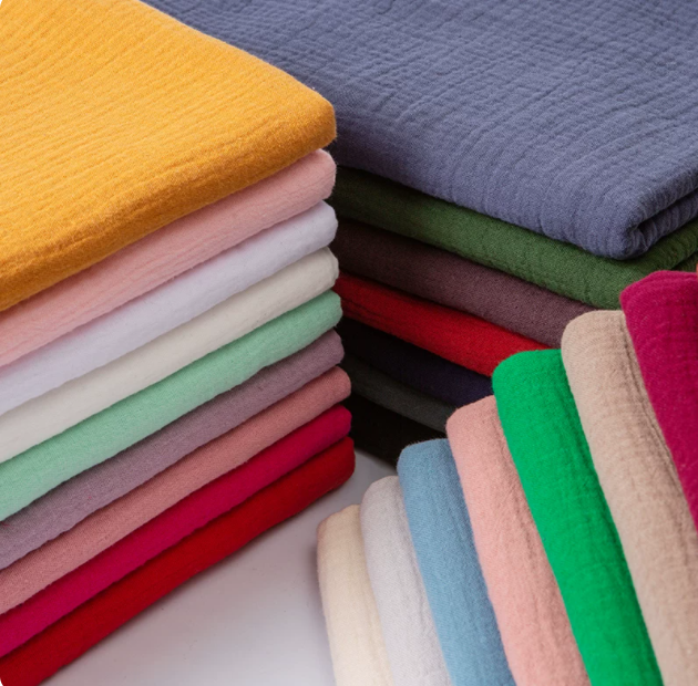 130GSM 100% Cotton Double Gauze Fabric
Naturally Soft. Gentle on Delicate Skin. Designed for Healthy Childhood.