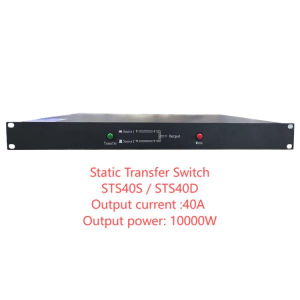 STS Dual Power Static Transfer Switch With A Supply Capacity Of 6KVA Features Dual AC Circuits Enables Automatic Uninterrupted Power Switching