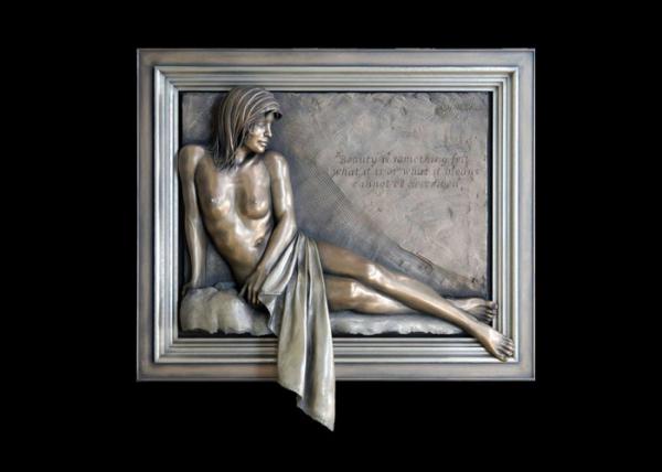 Sculpture nue sexy contemporaine en mur pour la décoration d'intérieur 200*180cm
