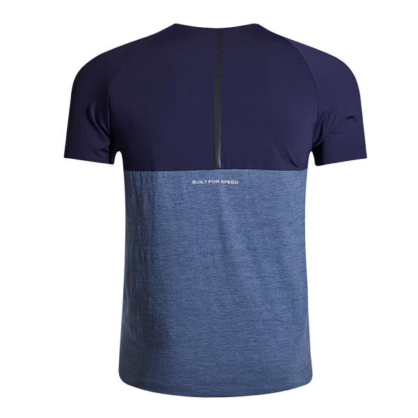 Quick Drying Sports T Shirt Men'S Round Neck Short Sleeve Top Loose Running Fitness Clothes