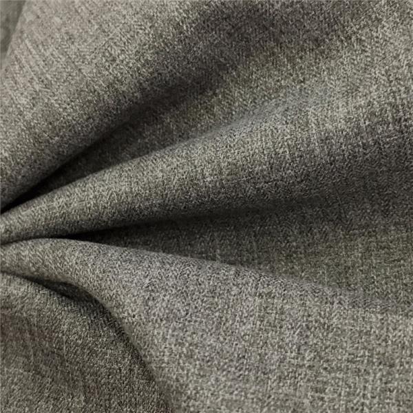 Downproof 100D ATY Polyester Cation Two-Tone Herringbone Fabric for Winter Coat Jacket