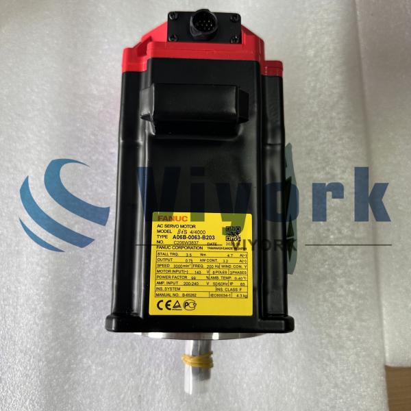 Fanuc A06B-0115-B804 Servomoteur AC 1,5 A Blanc