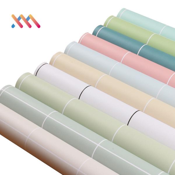 Stripes Pattern Self Adhesive Vinyl PVC Wall Paper for interior decoration wallpaper