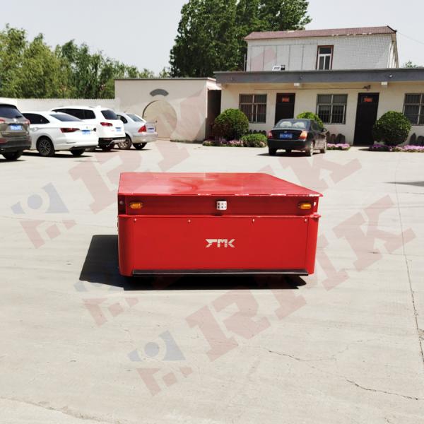 Cargo Handling Trackless Transfer Trolley Electric With Pu Wheel Motor Power 6kw