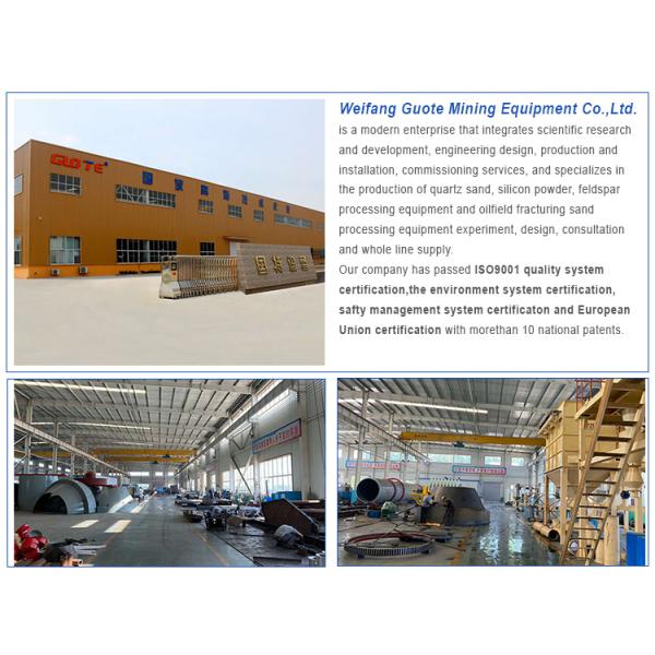 Мокрая кварцевая песочная стиральная машина в песочном классификаторе с песком размером 0,106-0,85 м