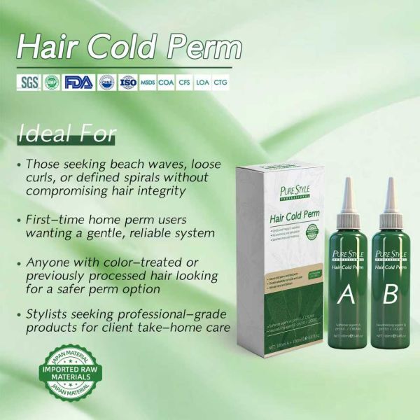 Natural OEM Hair Perm Cream Raw Material Perming Hair Solution Herbal Perm Cream