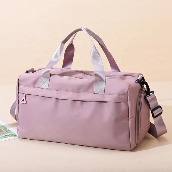 Sac de sport hydraulique personnalisé avec poche mouillée et compartiment chaussure