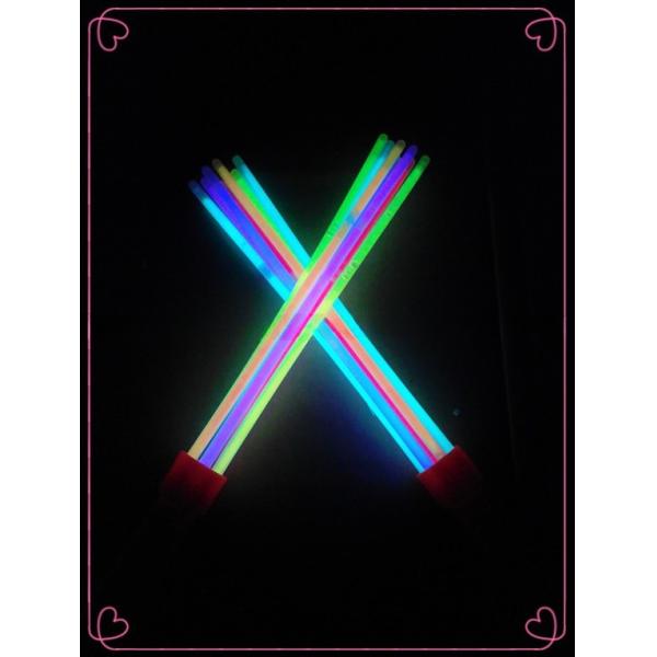 2 Years Shelf Life PE Fluorescent Liquid Glow Sticks for Outdoor Party Supply Items