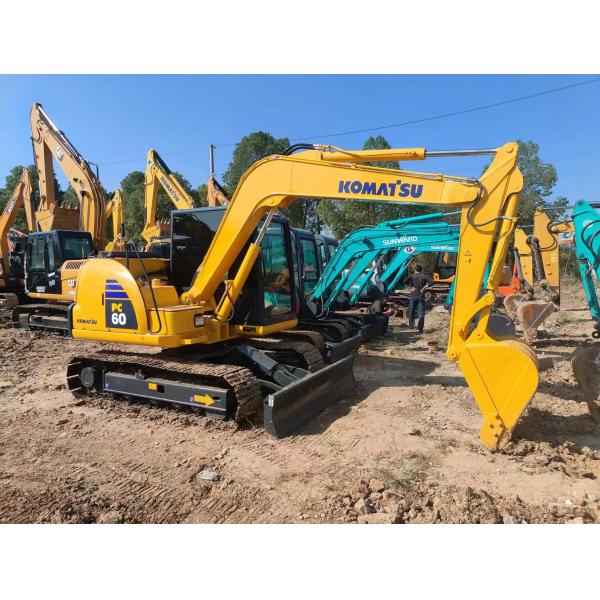 Used Komatsu Excavator Powerful Stable and Multifunctional for Various Working Conditions Komatsu PC60 Hydraulic Crawler Excavator Direct Sale Supplie