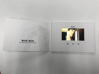 5 Inch HD Video Invitation Card For Commercial Advertising 128MB Memory