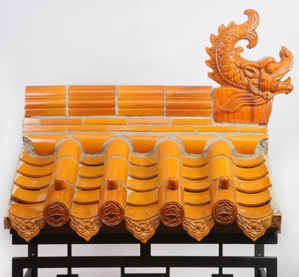 Tuiles de toit de dragon de toit de style chinois de matériau de construction de temple