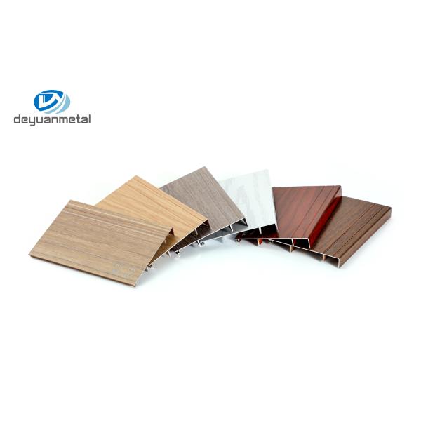 Алюминиевое обходя покрытие порошка зерна отделки 6063 нетоксическое огнезамедлительное Antiaging деревянное