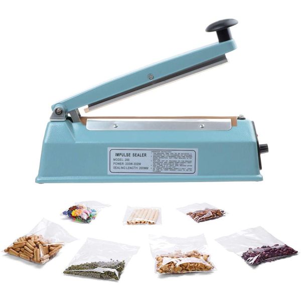 Mannul plastic sealing machine, small household&commercial plastic bag packaging heat sealing machine,