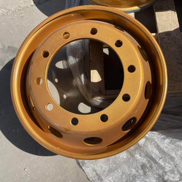 8 Holes and 10 Holes 22.5*9.00 Lightweight Steel Truck Wheel for Tubeless Performance
