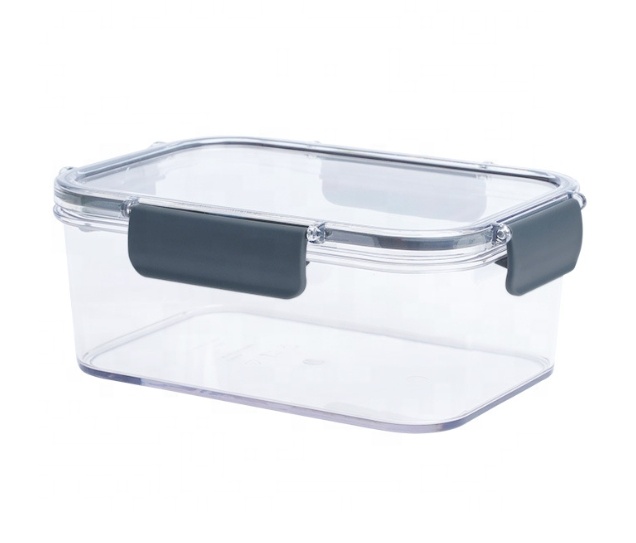 Custom Modern Design Fresh-Keeping Plastic Bento Box Set Freezer-Sealed PP Kitchen Camping Food Storage Container
