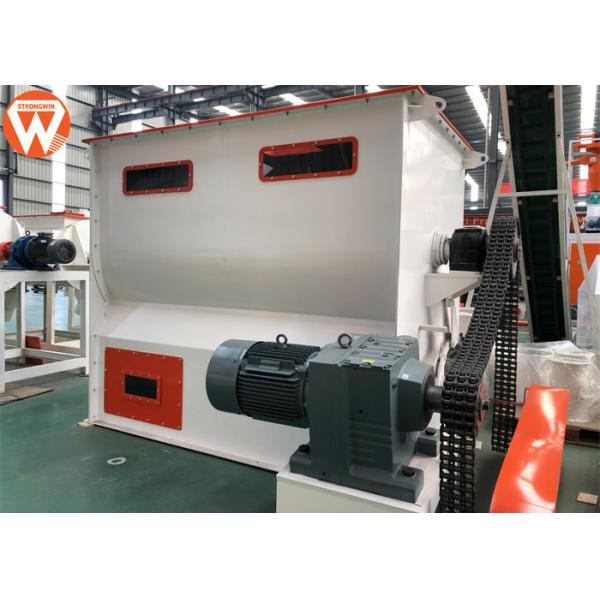 30kw Single Shaft Ribbon 500KG/P Animal Food Mixer
