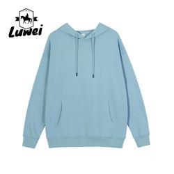 Roupas de rua personalizadas Suéter de 350g Slim Fit 100% poliéster gráfico Moletons de algodão Unisex Hoodie com bolso