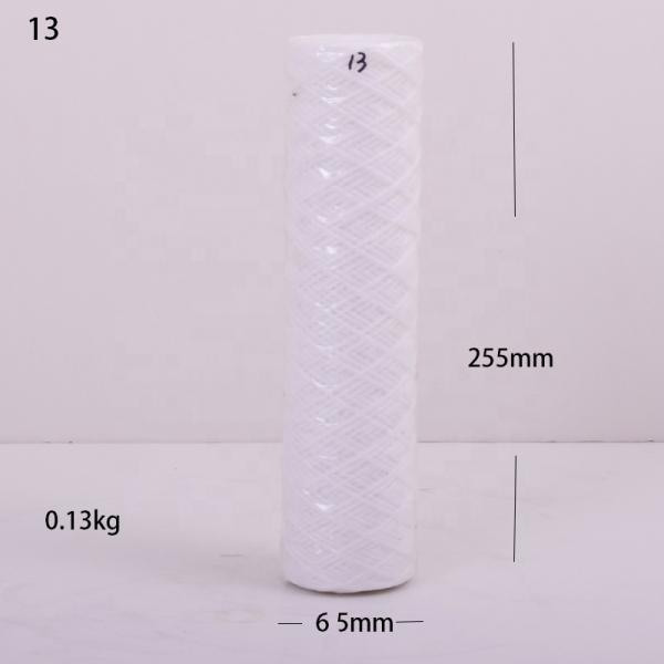 65*255mm Industrial Water Filter Nylon Mesh Filter Sediment Threaded Filter Element