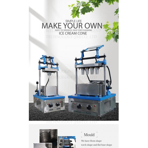 Specializing in the Production of Ce Certified Small Waffle Ice Cream Cone Chicken Rolls Machine