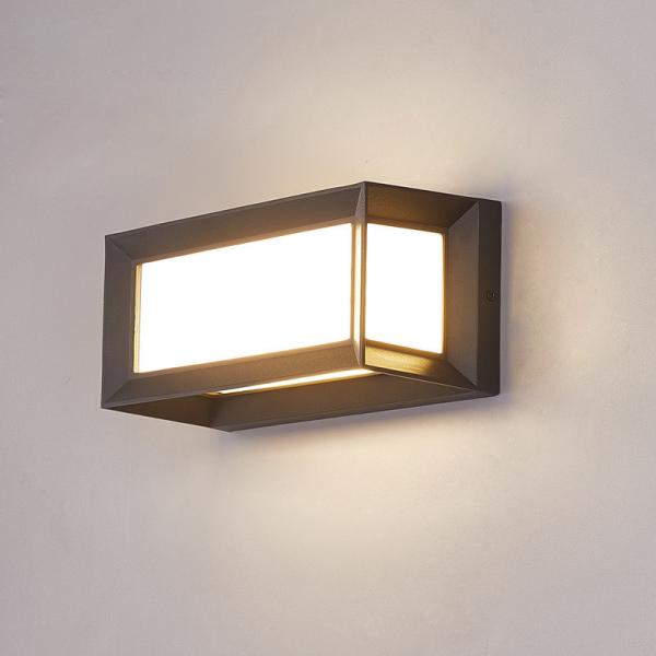 Waterproof IP65 external PIR sensor wall light COB 6W Exterior led wall light outdoor led wall light for dooryard